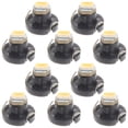 thumbnail image 1 of Miangastore 10Pcs Indicator Light Bulb T3 LED 3528 SMD Car Cluster Gauges Dashboard Instrument Panel Light Bulb (Yellow), 1 of 9