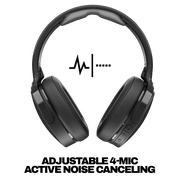 Skullcandy Hesh ANC XT Foldable on-Ear Headphones, True Black