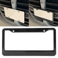 thumbnail image 4 of License Plate Frame, Dry Carbon Fiber Colorfast  Texture Number Plate Frame Stylish  For Cars, 4 of 8