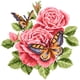 thumbnail image 2 of Kit Punto Cruz Mariposa Impreso Con Cuentas Bordado Parcial 27x27cm 9CT, 2 of 8