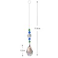 thumbnail image 4 of Candelabro Cristal Transparente Facetado Parte Prisma Cgtredaw, 4 of 9