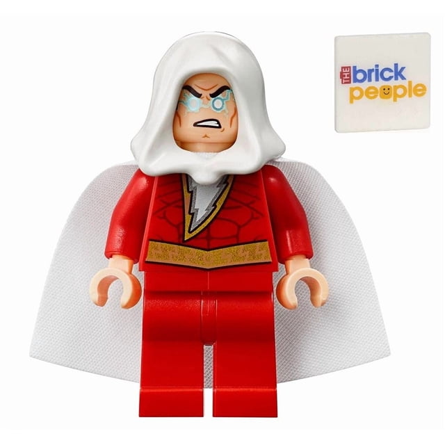 LEGO Superheroes: Shazam Minifigure with Extra Hair and Power Blast
