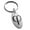 Silver, variant on Stainless Steel Golden Ratio Mathematical Engraved Small Oval Charm Keychain Keyring