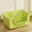 Green, variant on Cat Litter Box Large Capacity Semi-closed Plastic Anti-Splash Cats Toilet Bedpan Big Mac Oversized Cat Tray Bedpan Cat Toilets