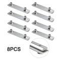 thumbnail image 4 of LEFU for Aluminum Solar Panel Rail Connectors - Adjustable PV Module Mounting Brackets for Photovoltaic Systems, 14cm T-Shaped Profile Clamps, Rust-Resistant Rack Support (Silver, 8 Pcs), 4 of 9