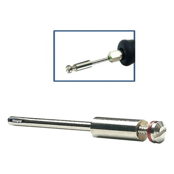Mini Screw Reinforced Mandrel 1/8" Shank -1/16" Screw Flexshaft Rotary Tool