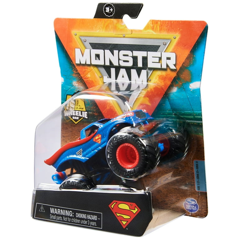 Monster Jam, Official 1:64 Scale Superman Monster Truck, Die