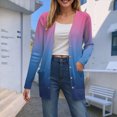 thumbnail image 2 of Towmus Women's Lightweight Cardigan Sweaters Loose Cardigan Solid Color Shirt Casual Long Sleeved Slim Fit Sweaters With Pockets, 2 of 6