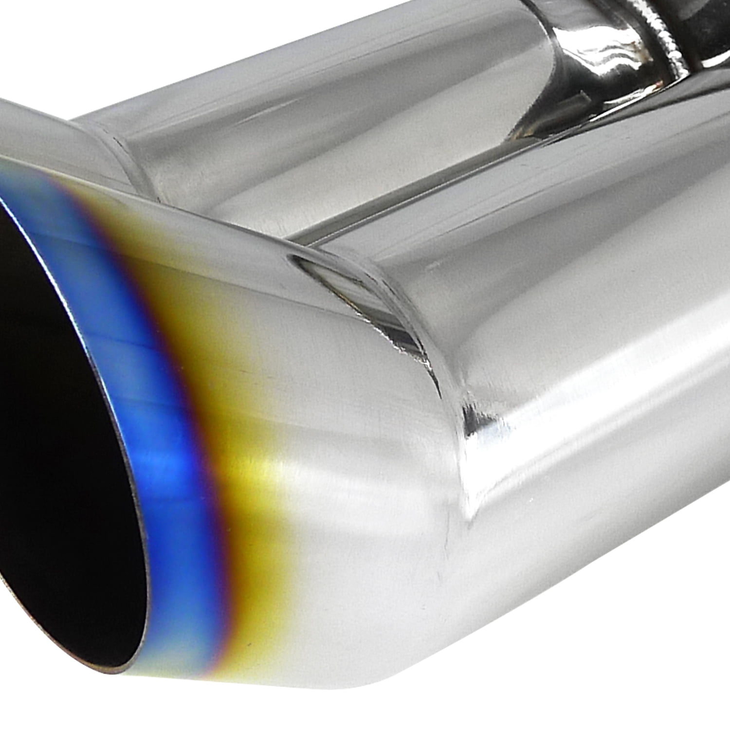 Spec-D Tuning Dual 3" Dtm Titanium Exhaust Muffler Fits select: 2000-2010 CHEVROLET IMPALA, 1997-2010 CHEVROLET MALIBU