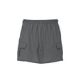thumbnail image 3 of Domuza Boys Cargo Shorts Lightweight Elastic Waist Short Uniform Pants Playwear Workout Clothes with Multi Pockets 2026 Gray 140, 3 of 6