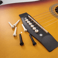 thumbnail image 6 of 6 Pack Acoustic Guitar Bridge Pins Plastic String End Peg Fastener Holder USA, 6 of 9
