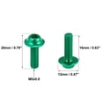 thumbnail image 3 of 20pcs M5 5mm Motorcycle Windscreen Screws Fairing Windscreen Screws Bolt Windshield Mounting Nuts Green, 3 of 6
