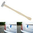 thumbnail image 2 of lixuesong Car Dents Repair Hammer Stainless Hollowed Out Hammer with Ergonomic Handle Tap Down Hammer Sheet Metal Repair Tool, 2 of 3