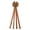 Coffee, variant on Large Holiday Bow Decoration, 53 Inch Christmas Tree Topper with Long Streamers for Front Door, Wreath, Garland, Fireplace Mantel & Stair Railing