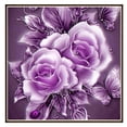 thumbnail image 1 of DIY rosa diamante pintura cristal Rhinestone bordado artes colorido hogar decoración de la habitación rojo, 1 of 9