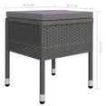 thumbnail image 4 of vidaXL 9 Piece Garden Dining Set Grey, 4 of 5