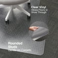 thumbnail image 3 of Staples Carpet Chair Mat 46" x 60'' Flat-Pile Clear (20233-CC), 3 of 6