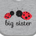 thumbnail image 4 of Inktastic Big Sister Girls Baby Bib, 4 of 4