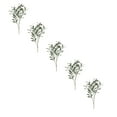 thumbnail image 2 of Christmas Lifelike Olive Branches Set, C Artificial Olive Greenery Wedding, Set of 5 Artificial Olive Branches - Lifelike Faux Greenery for Wedding Arch & Farmhouse Table Decor, 2 of 5