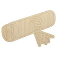 thumbnail image 1 of Diploma Graduation Doodle Wood Shape Unfinished Piece Cutout Craft DIY Projects - 6.25 Inch Size - 1/8 Inch Thick, 1 of 7
