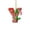 Y, variant on Candy Cane Alphabet Christmas Ornaments with Red Letters and Berry Design,A to Z Mini Monogram Hanging Pendants for Xmas Tree Decorations,DIY Craft Party Home Holiday Decorative Accents