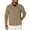 Khaki, variant on CharmCyan Men Button Down Shirt Jacket Long Sleeve Casual Lightweight Outerwear with Pockets Classic Fit Comfortable Design Beige L