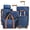Deep Blue, variant on Rosamo 6 Piece Hardshell Luggage Set, Lightweight Expandable Suitcases with Spinner Wheels, TSA Lock, Durable ABSLuggage Sets for Travel;Beige