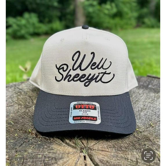 Well Sheeyit Funny Hat, Embroidered Adjustable Baseball Cap, Casual Snapback for Parties, Outdoor Events, Vacations, Festivals and Everyday Streetwear Style