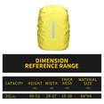 thumbnail image 2 of Mochila impermeable con funda impermeable para viajes al aire libre (35L Amarillo), 2 of 7