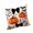 Pumpkin C, variant on Misright Ribbed Halloween Pillow Cover, 17.7in Case for Fall Room Accent