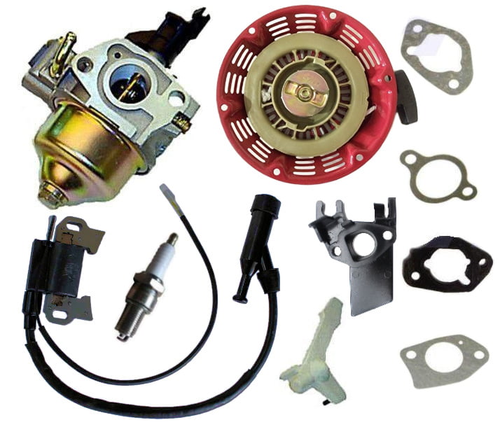 GX340 GX390 Recoil Carburetor Ignition Coil Spark Plug Air Filter For Honda 13HP 