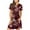 Wine, variant on TJAZFJPA Maternity Dresses Photoshoot Women Summer Short Sleeve Dresses Fashion Plain Simple T Shirt Loose Dress Pleated Swing Dress with Pockets Knee Length Sexy Dresses Formal Dresses Women