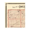 thumbnail image 4 of Historic County Map - Delaware Counties Indiana - Andreas 1876 - Vintage Wall Art, 4 of 4