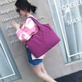 thumbnail image 2 of Tote Bag Solid Color Large Capacity Tote Purse Single Shoulder Bag for Women, 2 of 10