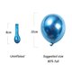 thumbnail image 1 of KOMOREBI Globos Azul Cromo 5 Pulgadas 50pcs Globos Metálicos Azul Cromado Globos Azul Metá KOMOREBI KOMOREBI, 1 of 2