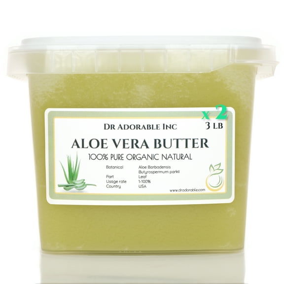 Dr Adorable - 6 lb - Aloe Vera Butter - Organic Fresh Natural (2 of 3 lb)
