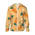 thumbnail image 1 of Fotbe Love Carrot Chaqueta con Protección Solar UPF 50+ para Hombre y Mujer, Camisa con Capucha y Bolsillos-XX-Large, 1 of 7