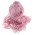 thumbnail image 3 of Peluca Elegante Rosa con Flequillo para Night Lolita Supper M DZ 1/3 Dolls Circunferencia Cabeza 9-10 perfke, 3 of 7