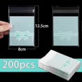 thumbnail image 3 of 200 Pieces Self-adhesive Bags Plastic Bags Plastic Bags Flat Bags Blue Gift Bags, 3 of 5