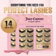 thumbnail image 3 of Pestañas Postizas de Visón Sintético 3D Estilo Ojo de Gato Voluminosas Juicy Couture, 3 of 9