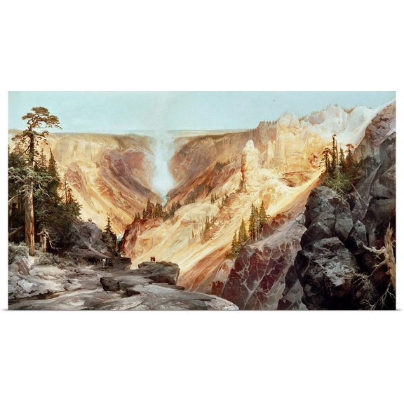 Great BIG Canvas | Rolled Thomas (1837-1926) Moran Poster Print entitled The Grand Canyon of the Yellowstone, 1872