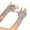 Gray, variant on YWDJ Gloves for Women Women Girl Knitted Arm Fingerless Keep Warm Winter Gloves Soft Warm Mitten White
