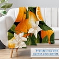 thumbnail image 6 of Oranges Custom Microfiber Throw Blanket, Soft and Warm Printed Throw Blanket, Lightweight, Suitable for Sofa, Bed, Couch, Office, and Camping - Blankets & Throws, 6 of 6