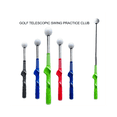 thumbnail image 2 of Golf Swing Practice Stick Telescopic Swing Trainer Aid Tool Golf Posture Corrector Exercise Supplies Navy Blue, 2 of 7