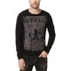 thumbnail image 1 of Suéter con Estampado Buffalo David Bitton Wicrane hombre negro grande, 1 of 1
