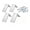 4pcs, variant on JUANCHENG Gutter FOR SPLASH Guard for Roof Corner Water Diverter Metal Rain Gutter