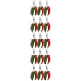 thumbnail image 6 of 5 Pieces Chili Keychain Carabiner Bag Charm Pepper Decor The Tote of Lid, 6 of 8