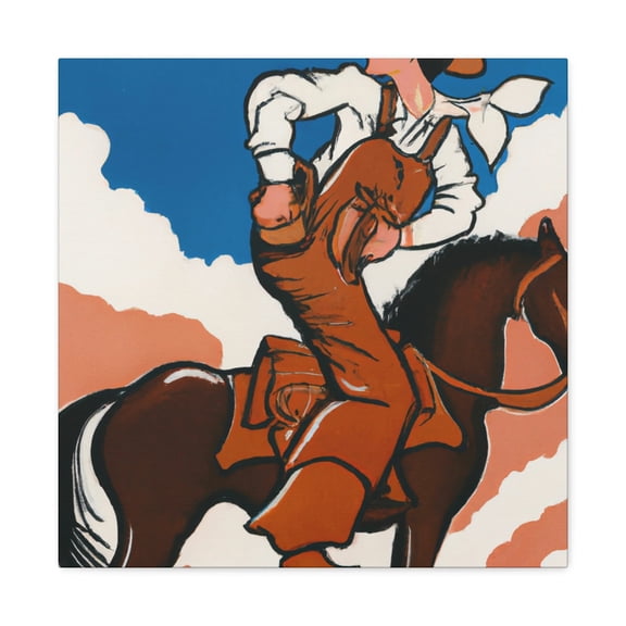 Leather Gloss Saddles - Canvas