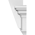 thumbnail image 4 of Ekena Millwork 50" Bottom Width x 53 7/8" Top Width x 7 1/4"H x 1"P Traditional Crosshead w/ Flat Keystone, 4 of 24