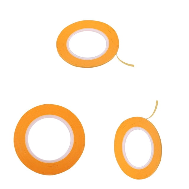 Rollo de Cinta Adhesiva de Papel Macarena 4 Piezas 19.7 Yardas X 2 Mm Cinta de Pintura